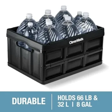 CleverMade Collapsible Storage Bin - Versatile and Durable