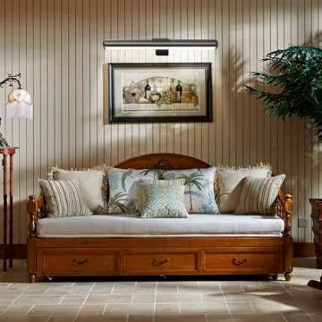 Swatia Picture Light, Wall Lights Wireless, Metal Body high Bright Picture Art Dart Board, Large Wall Art Lights, 300 lumens Adjustable Brightness