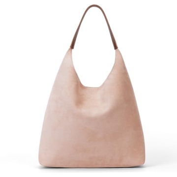 YFGBCX Slouchy Faux Suede Work Tote Bag – Stylish, Spacious, Perfect for Everyday Use