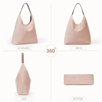 Stylish YFGBCX Slouchy Faux Suede Tote Bag for Women