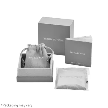 Michael Kors Gold Pavé Crystal MK Logo Bangle Bracelet