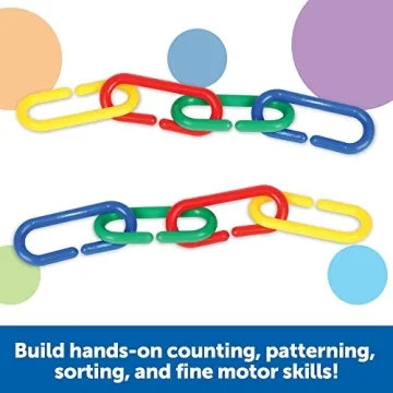 Learning Resources Link 'N' Learn Links - 500 Colorful Educational Links Set