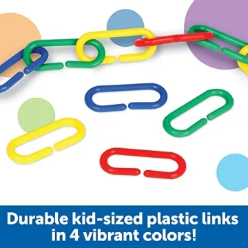 Learning Resources Link 'N' Learn Links - 500 Colorful Educational Links Set