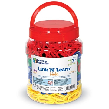 Learning Resources Link 'N' Learn Links - 500 Colorful Educational Links Set