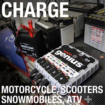 NOCO Genius G4 6V/12V 4.4 Amp 4-Bank Battery Charger and Maintainer