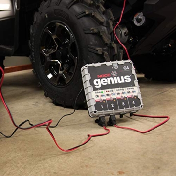NOCO Genius G4 6V/12V 4.4 Amp 4-Bank Battery Charger and Maintainer