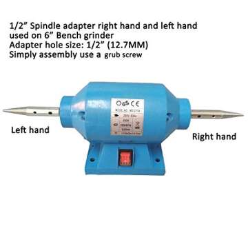 PURUI Bench Grinder Spindle Adapter for Efficient Polishing