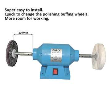 PURUI Bench Grinder Spindle Adapter for Efficient Polishing