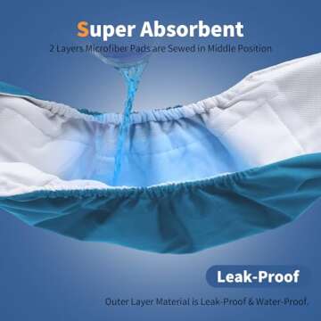 Vecomfy Dog Belly Bands for Male Dogs Diapers(5 Pack),Premium Washable Reusable Large Dog Belly Wrap Leakproof Doggie Diapers,L