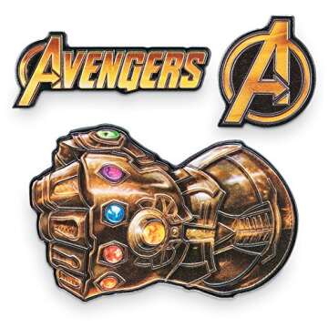 Marvel Avengers: Infinity War Adhesive Patches - Set of 3 Unique Designs
