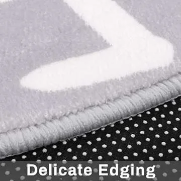 LIVEBOX Kids ABC Play Room Round Rug for Learning Fun