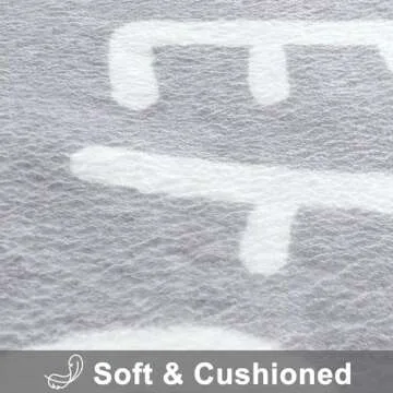 LIVEBOX Kids ABC Play Room Round Rug for Learning Fun