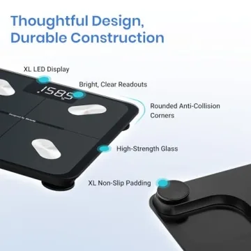 Etekcity Smart Scale Bluetooth Sync for Health Metrics