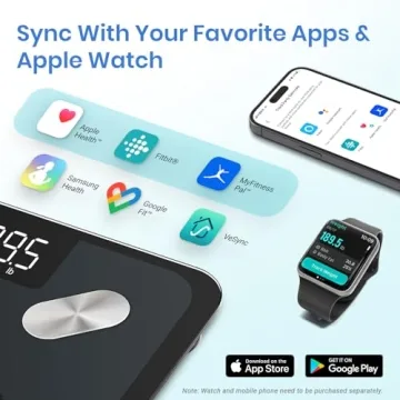 Etekcity Smart Scale Bluetooth Sync for Health Metrics
