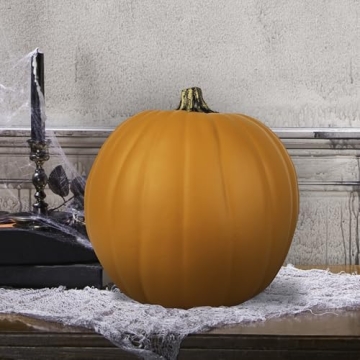 9" Orange Craft Pumpkin by Ashland - Perfect for Halloween Decorations