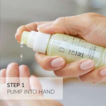 DHC Olive Virgin Oil Facial Moisturizer, Hydrating, Nourishing, Lightweight, Fragrance and Colorant Free, All Skin Types, 1 fl. oz.