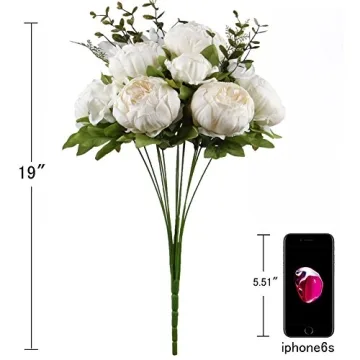 Beautiful Silk Peony Bouquet for Home and Wedding Decoration