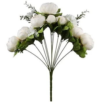 Beautiful Silk Peony Bouquet for Home and Wedding Decoration
