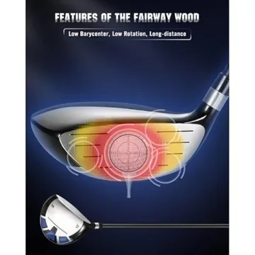 Complete 9 Golf Club Set for Right-Handed Men with Bag