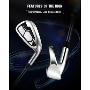 Complete 9 Golf Club Set for Right-Handed Men with Bag