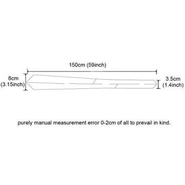 GUSLESON Classic Men's Wedding Ties for Men Silk Navy Blue Tie Solid 8cm Necktie (0791-03)