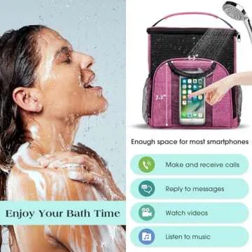 Attmu Portable Shower Caddy College Tote - Large Capacity