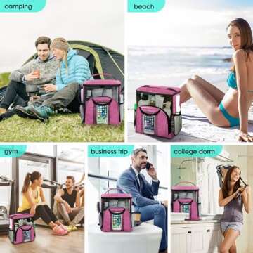 Attmu Portable Shower Caddy College Tote - Large Capacity