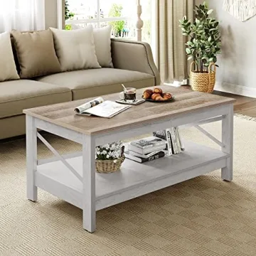 Stylish YITAHOME Coffee Table with Storage for Living Room