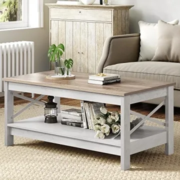Stylish YITAHOME Coffee Table with Storage for Living Room