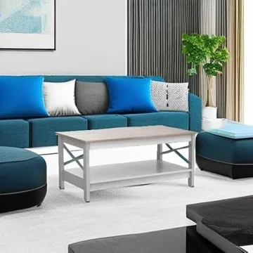 Stylish YITAHOME Coffee Table with Storage for Living Room