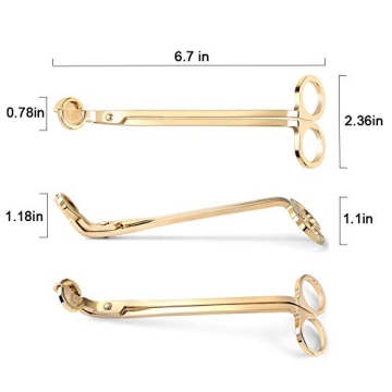 Candle Wick Trimmer for Clean Burning Candles