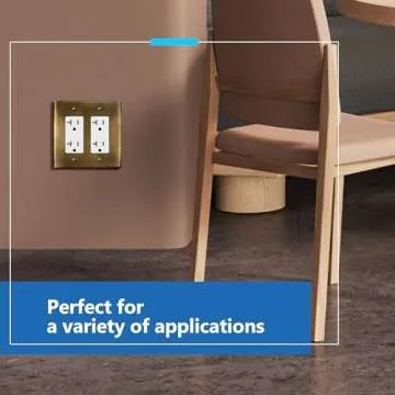 LIDER Antique Brass Stainless Steel Wall Plate Cover