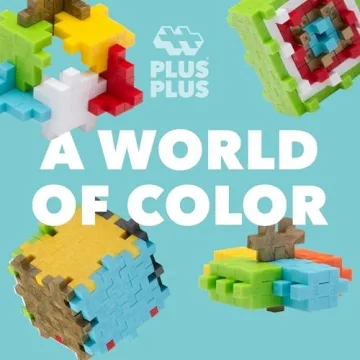 PLUS PLUS 240 Piece Interlocking Building Blocks for Kids