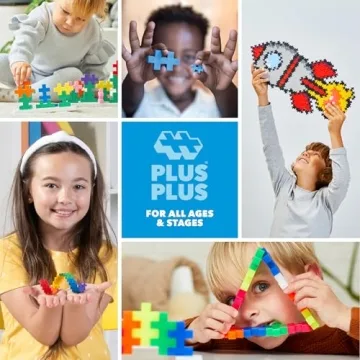PLUS PLUS 240 Piece Interlocking Building Blocks for Kids