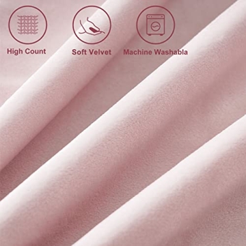 Top Finel Blush Pink Throw Pillow Covers 22x22 Set of 2 Aesthetic Decorative Sofa Pillow Covers Soft Velvet Cushion Cover Pillow Cases Couch Bedroom Livingroom Spring Home Decor