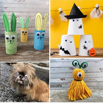 Self-Adhesive Googly Eyes Mixed Sizes for Crafts 450Pcs