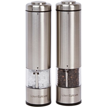 Stylish Electric Salt and Pepper Grinder Set for Easy Use