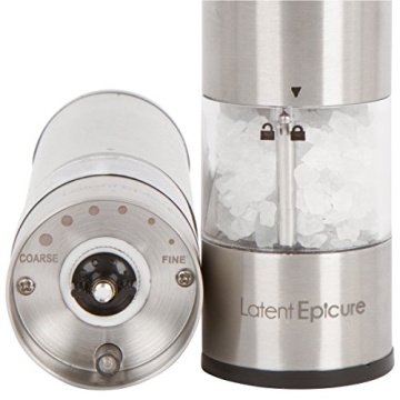 Stylish Electric Salt and Pepper Grinder Set for Easy Use
