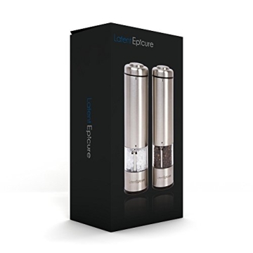 Stylish Electric Salt and Pepper Grinder Set for Easy Use