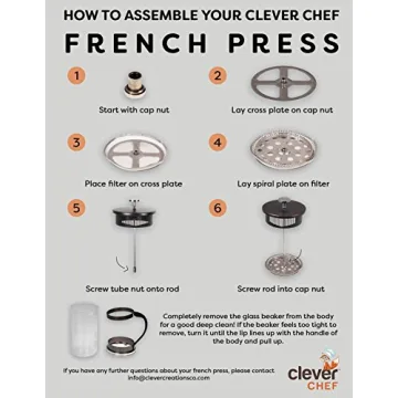 Clever Chef French Press Coffee Maker for Maximum Flavor