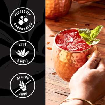 Q Ginger Beer Variety Pack - Natural Ingredients & Max Fizz in a 12 Pack