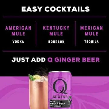Q Ginger Beer Variety Pack - Perfectly Carbonated Flavors