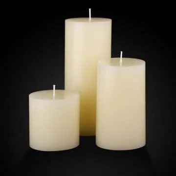 Shihanee 36-Candle Set with Glass Vases for Weddings and Events