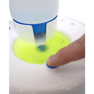 Masterson Fresh Water Rinse Well Brush Cleaner for Cleaning Paintbrushes, Cleaning System for Acrylic, Watercolor, and Water-Based Paints, Great for Studio, Classroom, and Face Painting, Made in USA