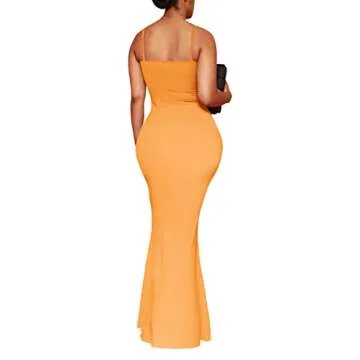 Women's Casual Soft Lounge Long Slip Dress - Elegant Maxi for Every Occasion