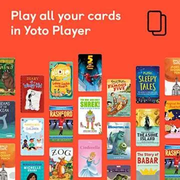 Yoto Player – Kids Audio & Music Player | Children’s Speaker Plays Audiobook Cards, Radio, Educational Activities & More | Includes Sleep Trainer, Clock & Night Light, All-in-One Storytelling Toy