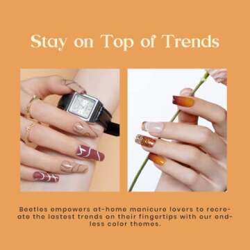 Beetles Fall Gel Nail Polish Set - 6 Trendy Colors