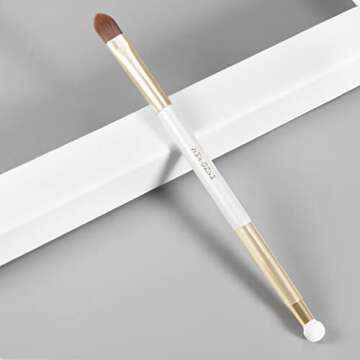 ENZO KEN Small Concealer Brush Under Eye Sponge, Flat Concealer Brush, Small Makeup Brush, Small Flat Makeup Brushes, Concealer Blending Brush Under Eye, Under Eye Concealer Brush. (162D)