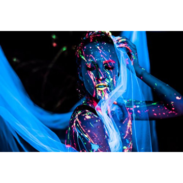 Midnight Glo Neon Blacklight Reactive Face Body Paint