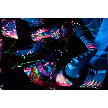 Midnight Glo Neon Blacklight Reactive Face Body Paint